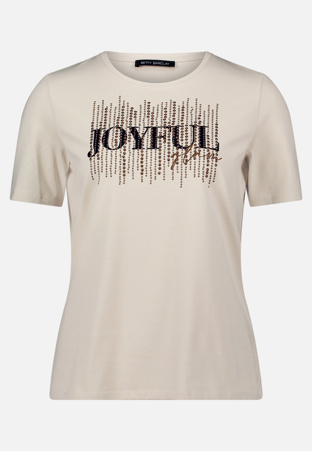 Basic Shirt mit Placement / Vorderseite