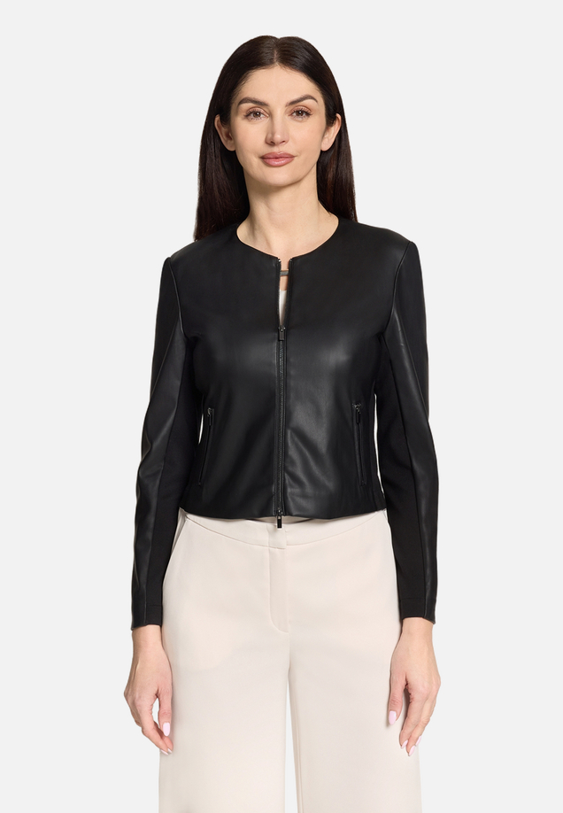 Blazer-Jacke mit Reißverschluss / Modellfoto Vorderseite