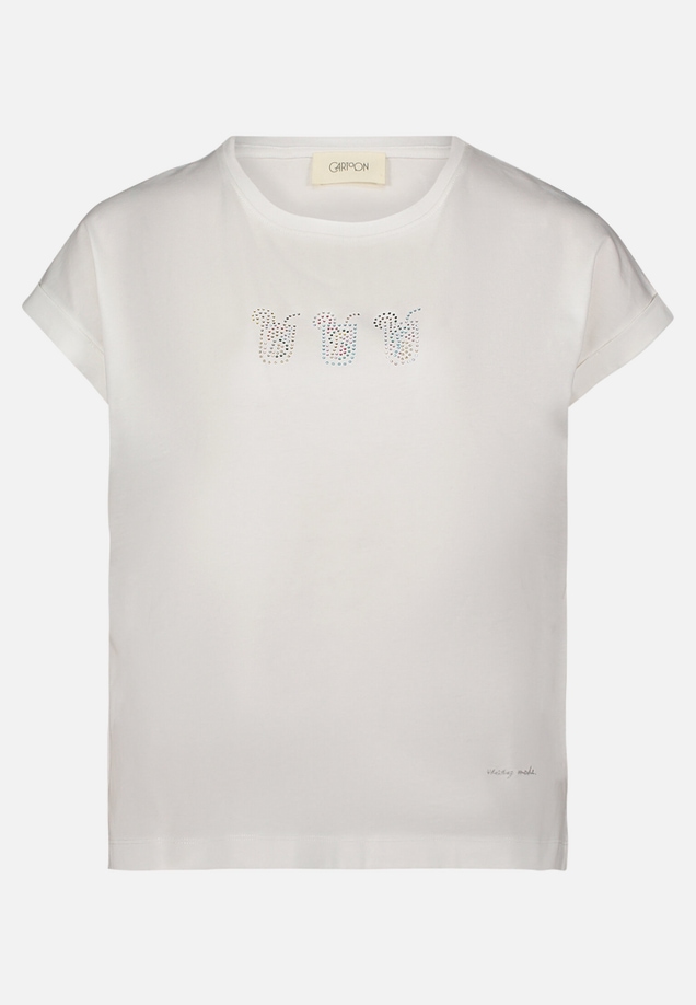 Printshirt mit Ärmelaufschlag / Vorderseite