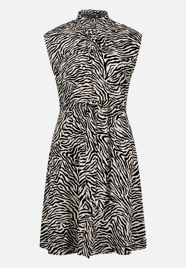 Midikleid  mit Zebraprint  / Vorderseite