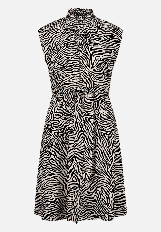 Midikleid  mit Zebraprint  / Vorderseite