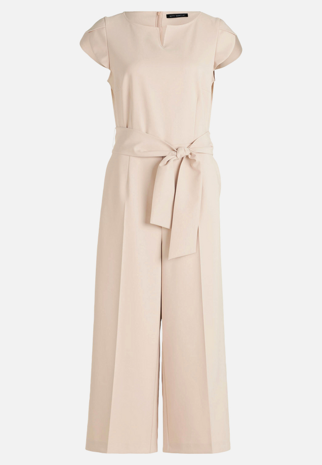 Eleganter Jumpsuit mit Bindegürtel / Vorderseite