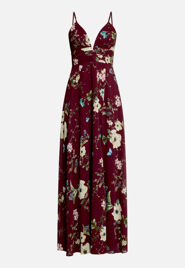 Abendkleid mit Muster / Vorderseite