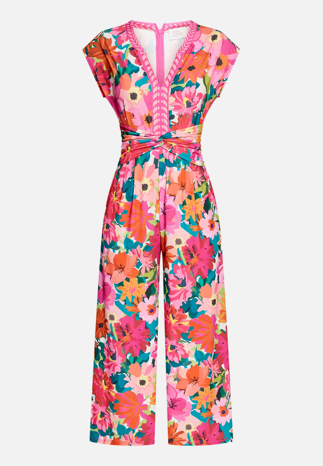 Jumpsuit mit Blumenprint / Vorderseite