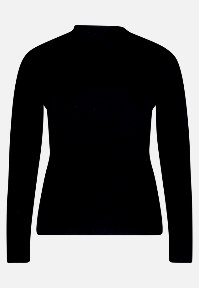 Langarm-Shirt mit Kragen / Vorderseite