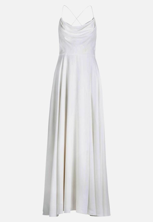 Abendkleid mit Wasserfallausschnitt / Vorderseite