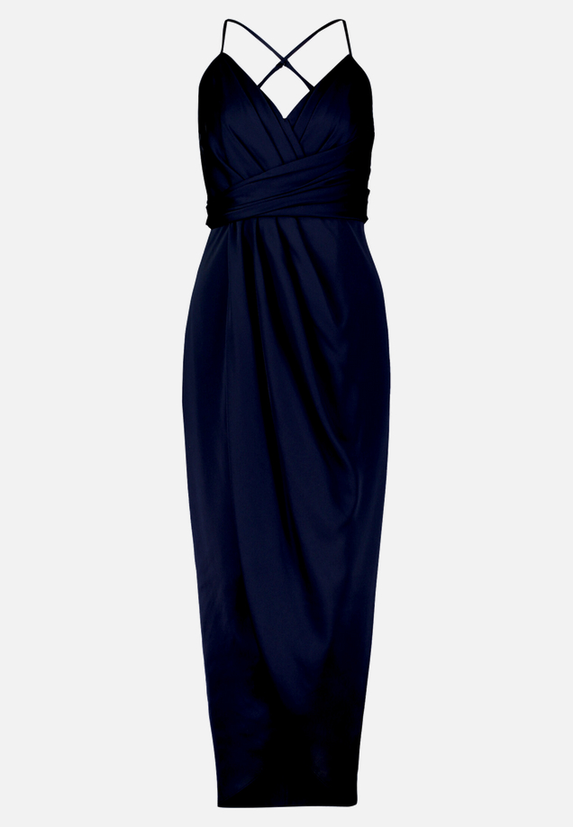 Abendkleid mit Raffung / Vorderseite
