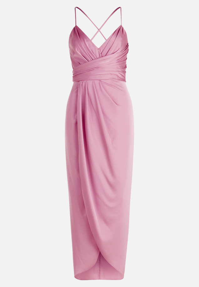 Abendkleid mit Raffung / Vorderseite