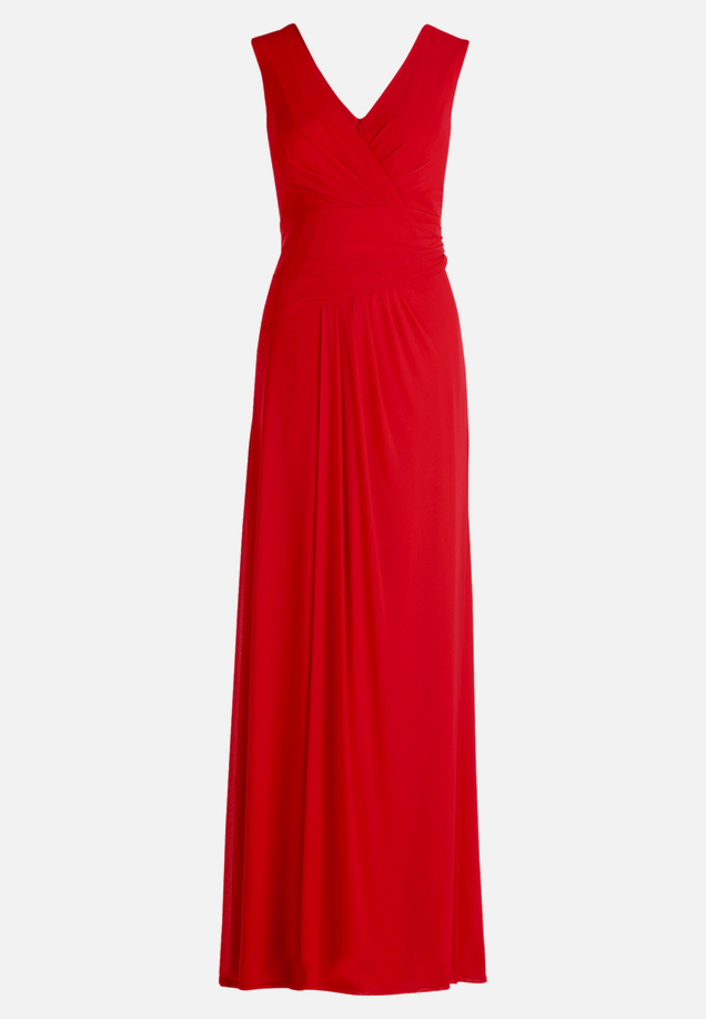 Abendkleid mit V-Ausschnitt / Vorderseite