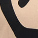 Schwarz/Beige